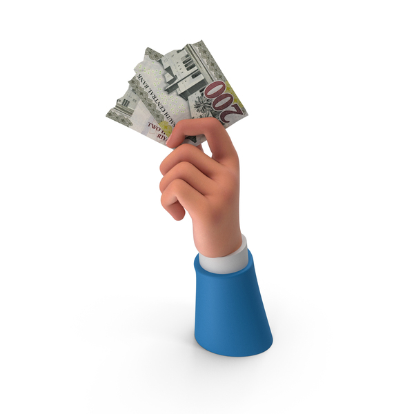 Currency: Cash Saudi 200 Riyals Money Split Note Hand Hold PNG & PSD Images