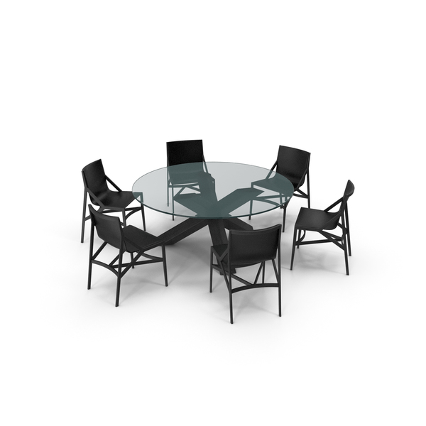 Room: Cassina Dining Table Chair Set Black Glass PNG & PSD Images Room: Cassina Dining Table Chair Set Black Glass PNG & PSD Images