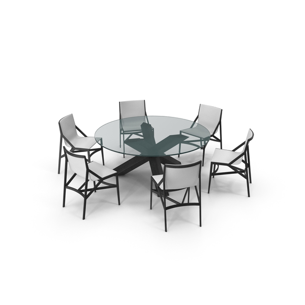 Cassina Dining Table Chair Set Black Glass White PNG & PSD Images Cassina Dining Table Chair Set Black Glass White PNG & PSD Images