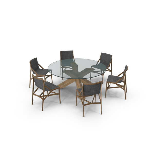 Room: Cassina Dining Table Chair Set Oak Glass Suit PNG & PSD Images Room: Cassina Dining Table Chair Set Oak Glass Suit PNG & PSD Images