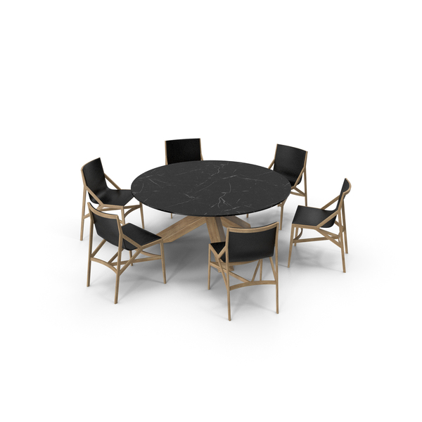 Room: Cassina Dining Table Chair Set Oak Marble PNG & PSD Images Room: Cassina Dining Table Chair Set Oak Marble PNG & PSD Images