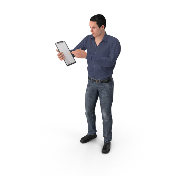 Casual Man James Holding Notepad PNG & PSD Images Casual Man James Holding Notepad PNG & PSD Images