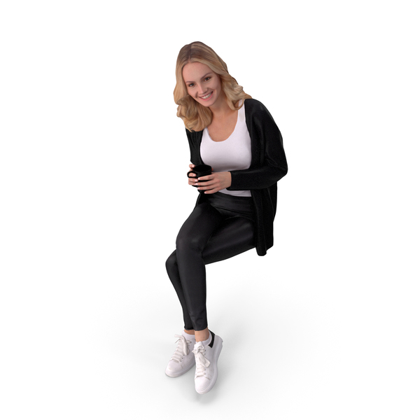 Casual Woman Sitting PNG & PSD Images Casual Woman Sitting PNG & PSD Images
