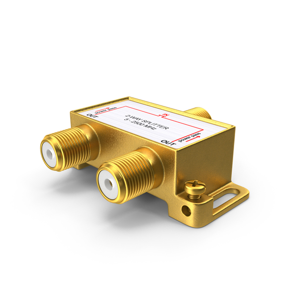 CATV Coaxial Cable 2 Way Splitter PNG & PSD Images CATV Coaxial Cable 2 Way Splitter PNG & PSD Images