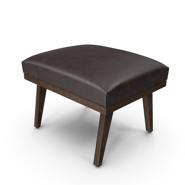 Stool: Cavett Coffee Brown Leather Puff PNG & PSD Images Stool: Cavett Coffee Brown Leather Puff PNG & PSD Images