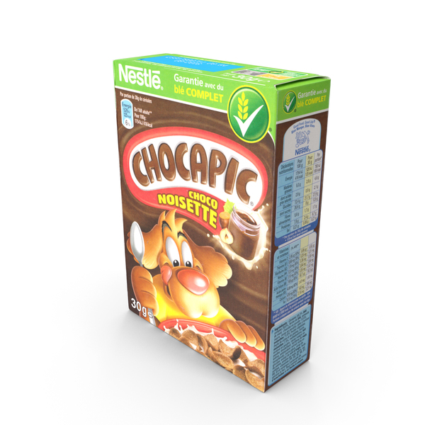 Cereal Box - Nuts PNG & PSD Images