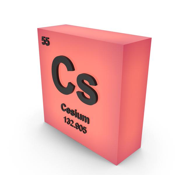 Periodic Table: Cesium PNG & PSD Images Periodic Table: Cesium PNG & PSD Images