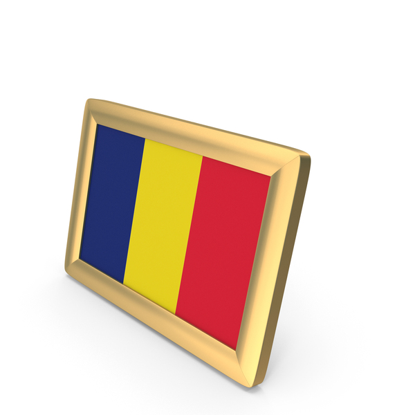 Picture: Chad Flag Golden Desktop Photo Frame PNG & PSD Images Picture: Chad Flag Golden Desktop Photo Frame PNG & PSD Images