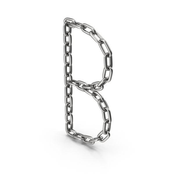 Chain Letter B PNG Images & PSDs For Download | PixelSquid - S119023992