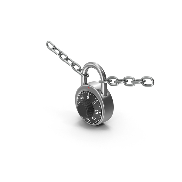Combination: Chained Round Padlock Hanging PNG & PSD Images Combination: Chained Round Padlock Hanging PNG & PSD Images
