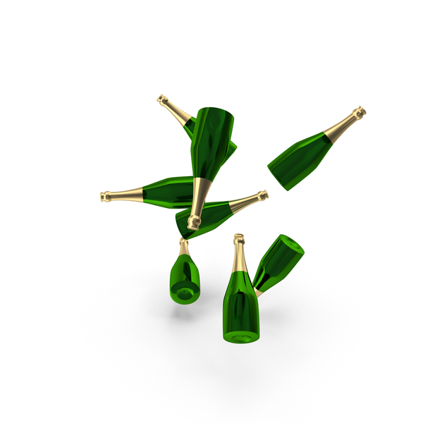Bottle: Champagne Bottles Falling PNG & PSD Images Bottle: Champagne Bottles Falling PNG & PSD Images
