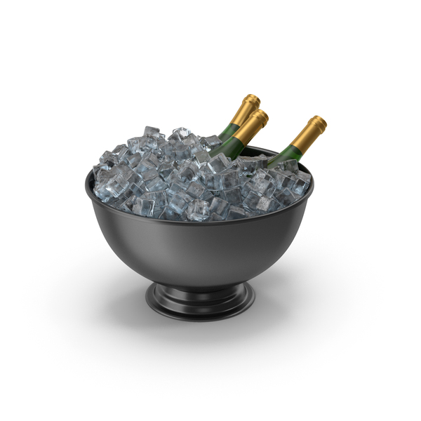 Champagne Bowl With Ice PNG & PSD Images Champagne Bowl With Ice PNG & PSD Images