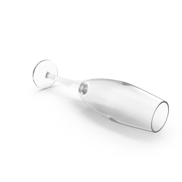 Champagne Flute Glass On Ground PNG & PSD Images