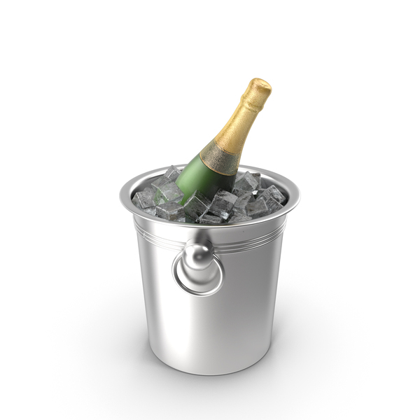 Bottle: Champagne Ice Bucket PNG & PSD Images
