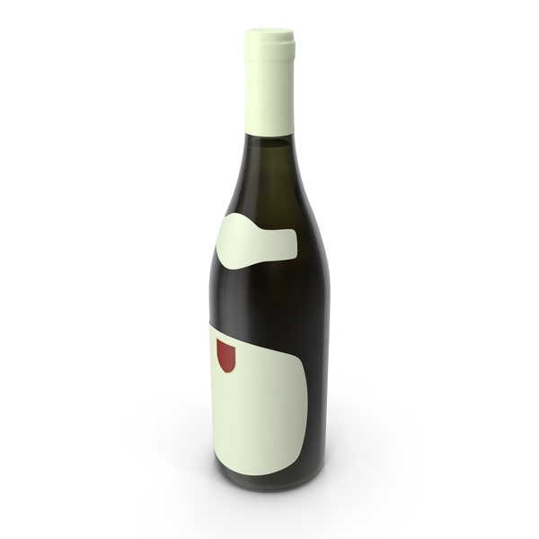 Wine: Chardonnay Bottle PNG & PSD Images