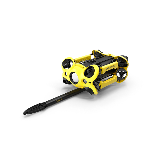 Remotely Operated Vehicle: Chasing M2 Underwater Drone with Grabber Arm PNG & PSD Images Remotely Operated Vehicle: Chasing M2 Underwater Drone with Grabber Arm PNG & PSD Images