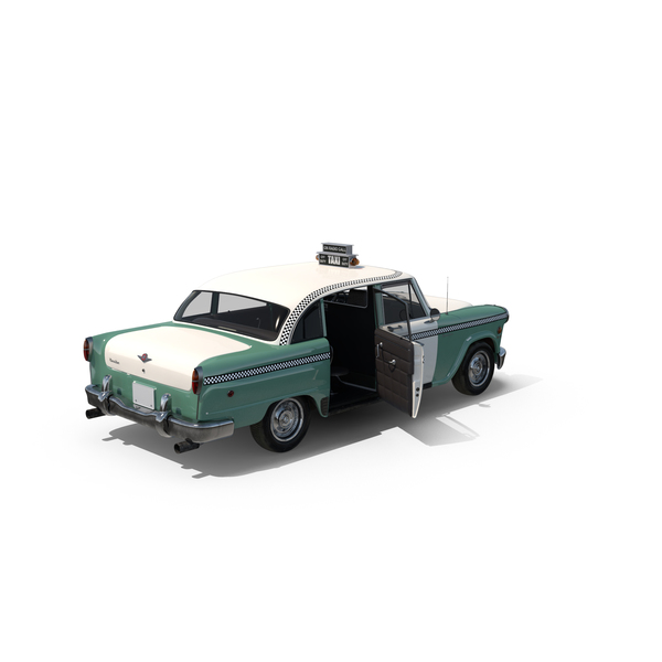 Taxi: Checker Taxicab 1982 PNG & PSD Images