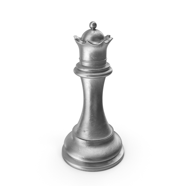 Chessmen: Chess Piece Queen Silver PNG & PSD Images