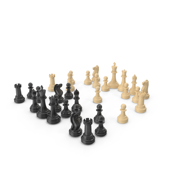 Games: Chess pieces without board random PNG & PSD Images