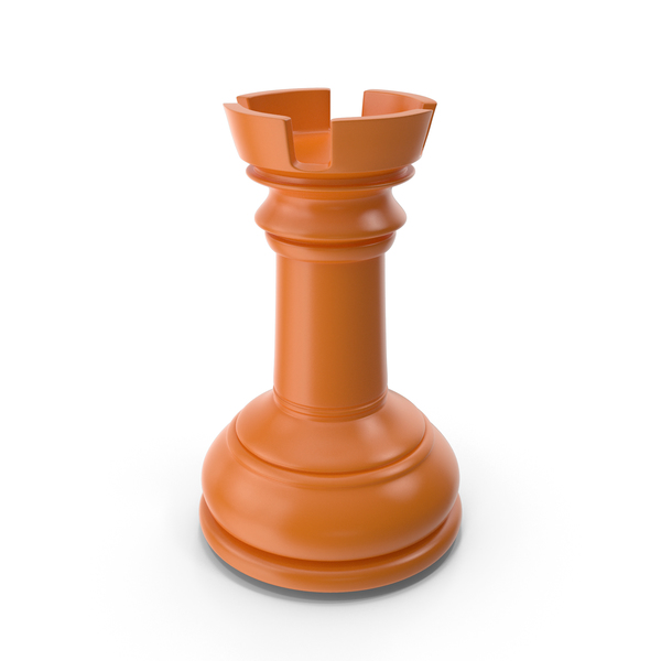 Chessmen: Chess Rook Orange PNG & PSD Images Chessmen: Chess Rook Orange PNG & PSD Images