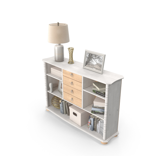Bookcase: Chest of Drawers PNG & PSD Images