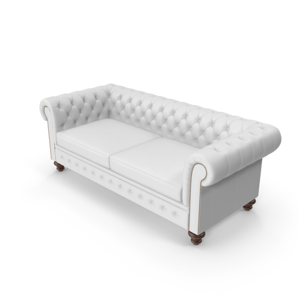 Chesterfield White Tufted Sofa Png Images Psds For Pixelsquid S11137209b