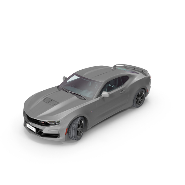Muscle Car: Chevrolet Camaro SS 2019 (Low Interior) PNG & PSD Images