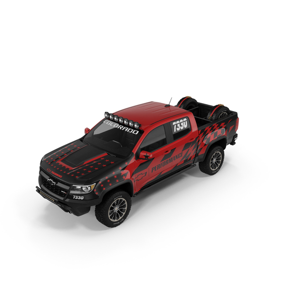 Chevrolet Colorado ZR2 2018 Racing PNG & PSD Images
