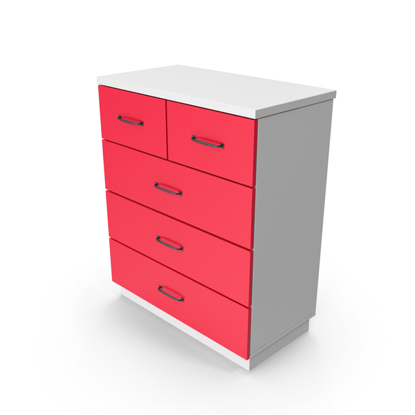 Four Drawer Dresser: Chiffonier Commode White Red PNG & PSD Images Four Drawer Dresser: Chiffonier Commode White Red PNG & PSD Images