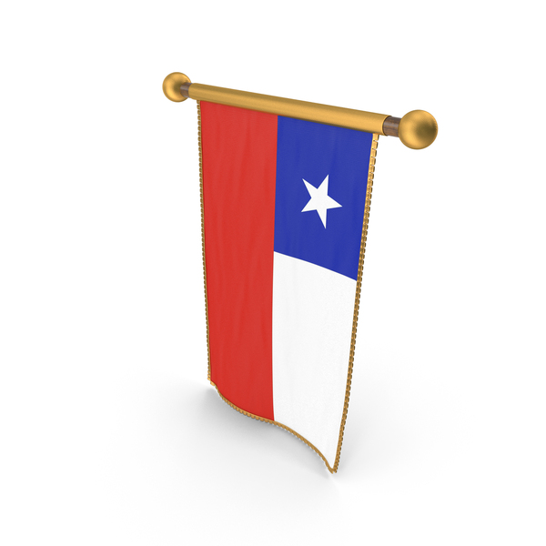 Chile Country Hanging Flag Design PNG & PSD Images Chile Country Hanging Flag Design PNG & PSD Images