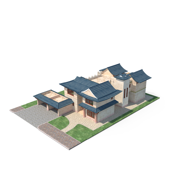 Asian: Chinese House PNG & PSD Images Asian: Chinese House PNG & PSD Images