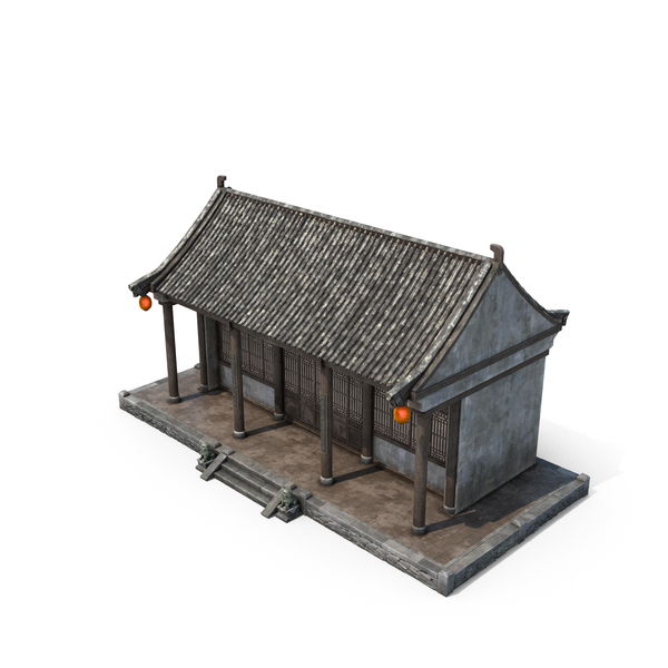 Asian: Chinese Small House PNG & PSD Images Asian: Chinese Small House PNG & PSD Images