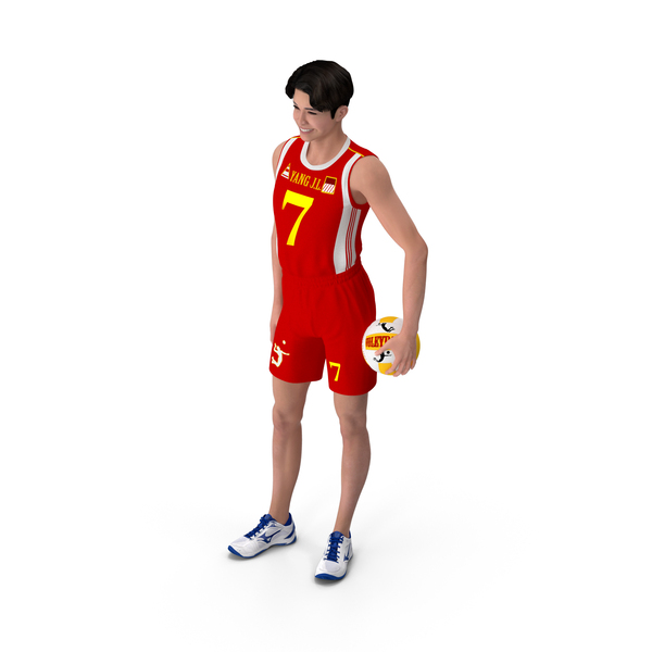 Chinese Volleyball Player PNG & PSD Images