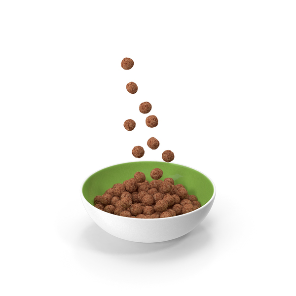 Cereal: Chocolate Balls Falling into Bowl PNG & PSD Images Cereal: Chocolate Balls Falling into Bowl PNG & PSD Images