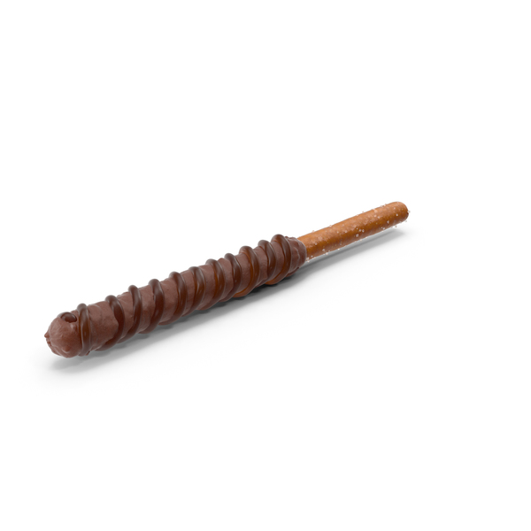Chocolate Dipped Pretzel Rod with Caramel Line PNG & PSD Images Chocolate Dipped Pretzel Rod with Caramel Line PNG & PSD Images