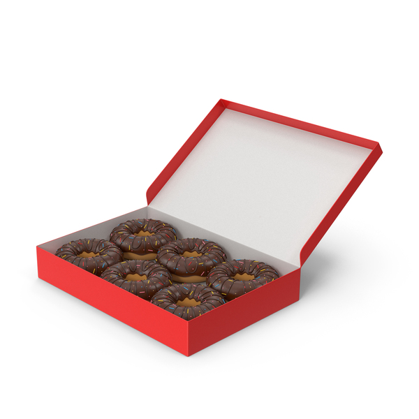 Donut: Chocolate Donuts In The Box PNG & PSD Images Donut: Chocolate Donuts In The Box PNG & PSD Images