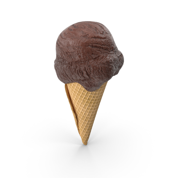 Coral: Chocolate Ice Cream In A Sugar Cone PNG & PSD Images Coral: Chocolate Ice Cream In A Sugar Cone PNG & PSD Images