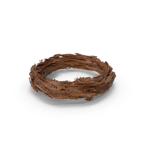 Splash: Chocolate Ring PNG & PSD Images