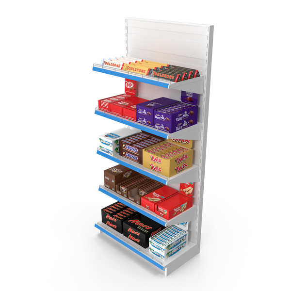 Chocolate Shelves PNG Images & PSDs for Download | PixelSquid - S114239951