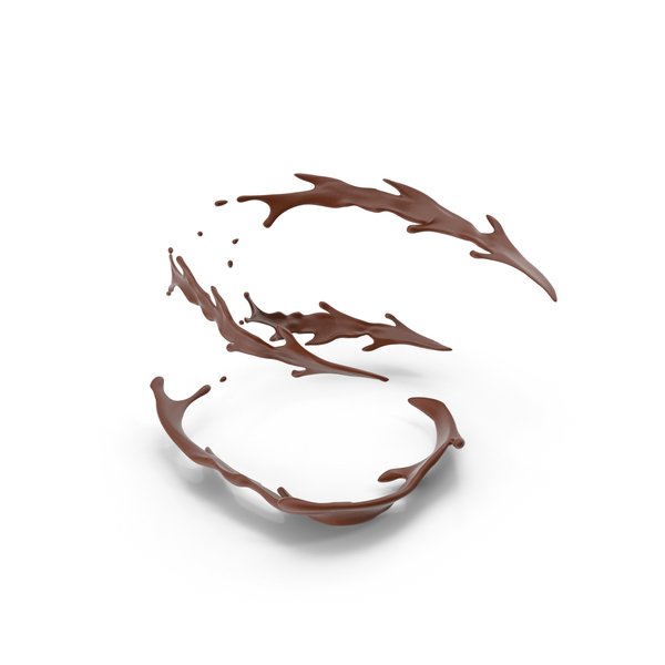Chocolate Spiral Splash PNG & PSD Images Chocolate Spiral Splash PNG & PSD Images