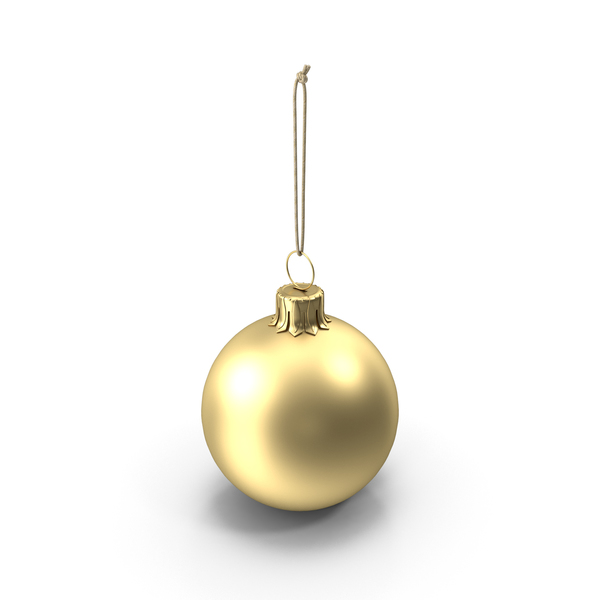 Ornament: Christmas Ball Gold Matte PNG & PSD Images Ornament: Christmas Ball Gold Matte PNG & PSD Images