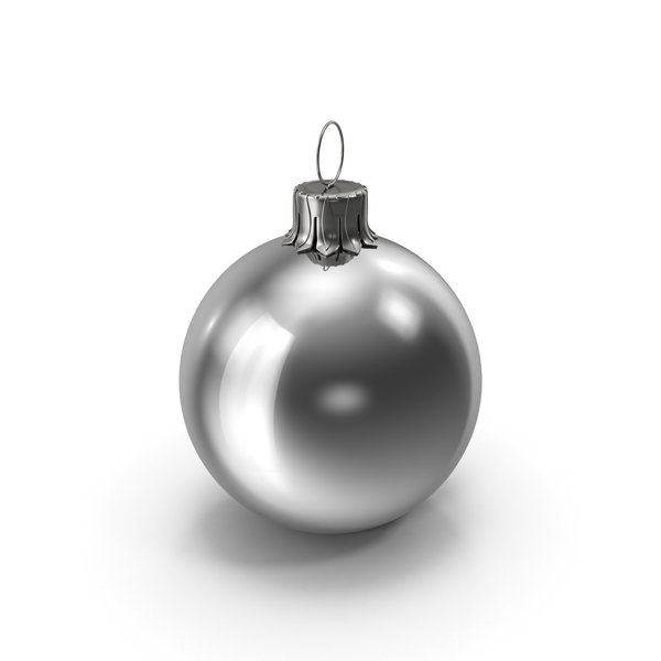 Ornament: Christmas Ball Silver Glossy Big PNG & PSD Images Ornament: Christmas Ball Silver Glossy Big PNG & PSD Images