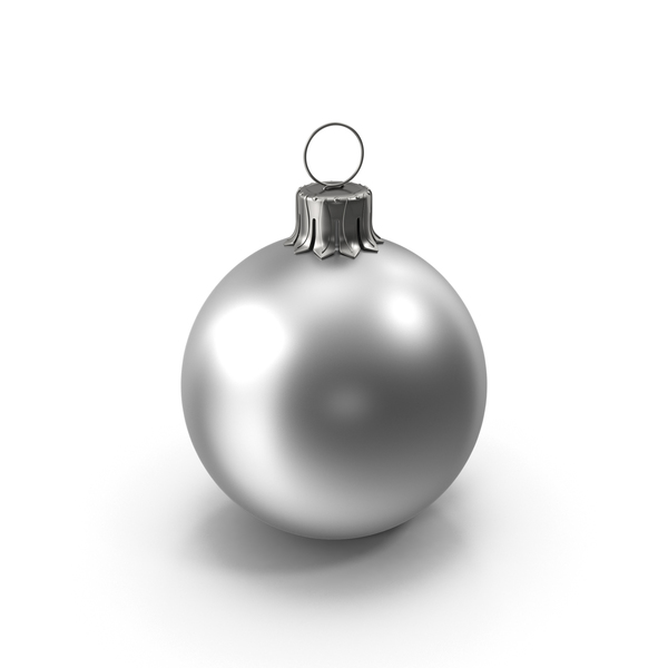 Ornament: Christmas Ball Silver Matte Big PNG & PSD Images Ornament: Christmas Ball Silver Matte Big PNG & PSD Images