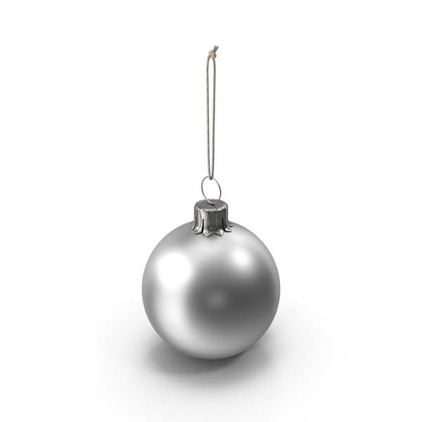 Ornament: Christmas Ball Silver Matte PNG & PSD Images Ornament: Christmas Ball Silver Matte PNG & PSD Images