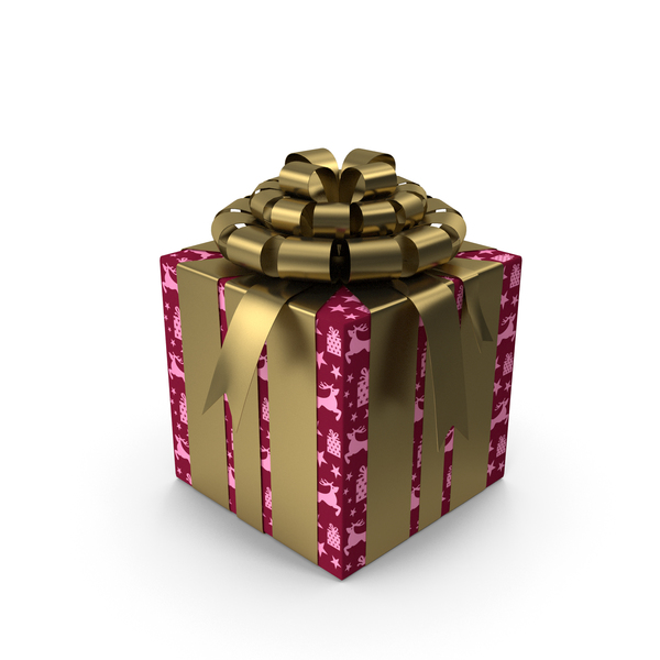 Gift: Christmas BOX All Deer PNG & PSD Images