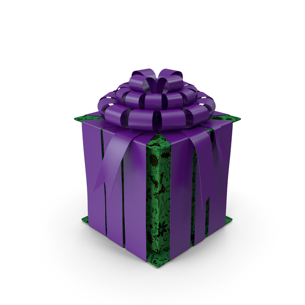 Gift: Christmas Box Closed All Art PNG & PSD Images