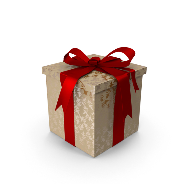 Gift: Christmas Box Closed Ribbon Cream PNG & PSD Images Gift: Christmas Box Closed Ribbon Cream PNG & PSD Images