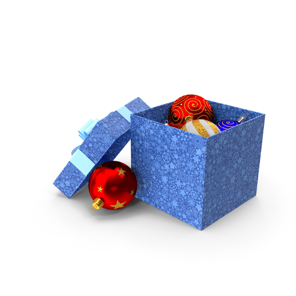 Decoration: Christmas Box PNG & PSD Images
