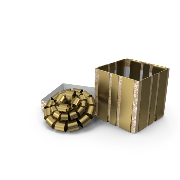 Gift: Christmas Box Open All Cream PNG & PSD Images