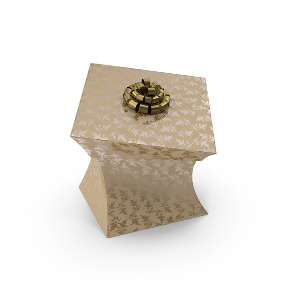 Gift: Christmas Box Toon Cream PNG & PSD Images Gift: Christmas Box Toon Cream PNG & PSD Images